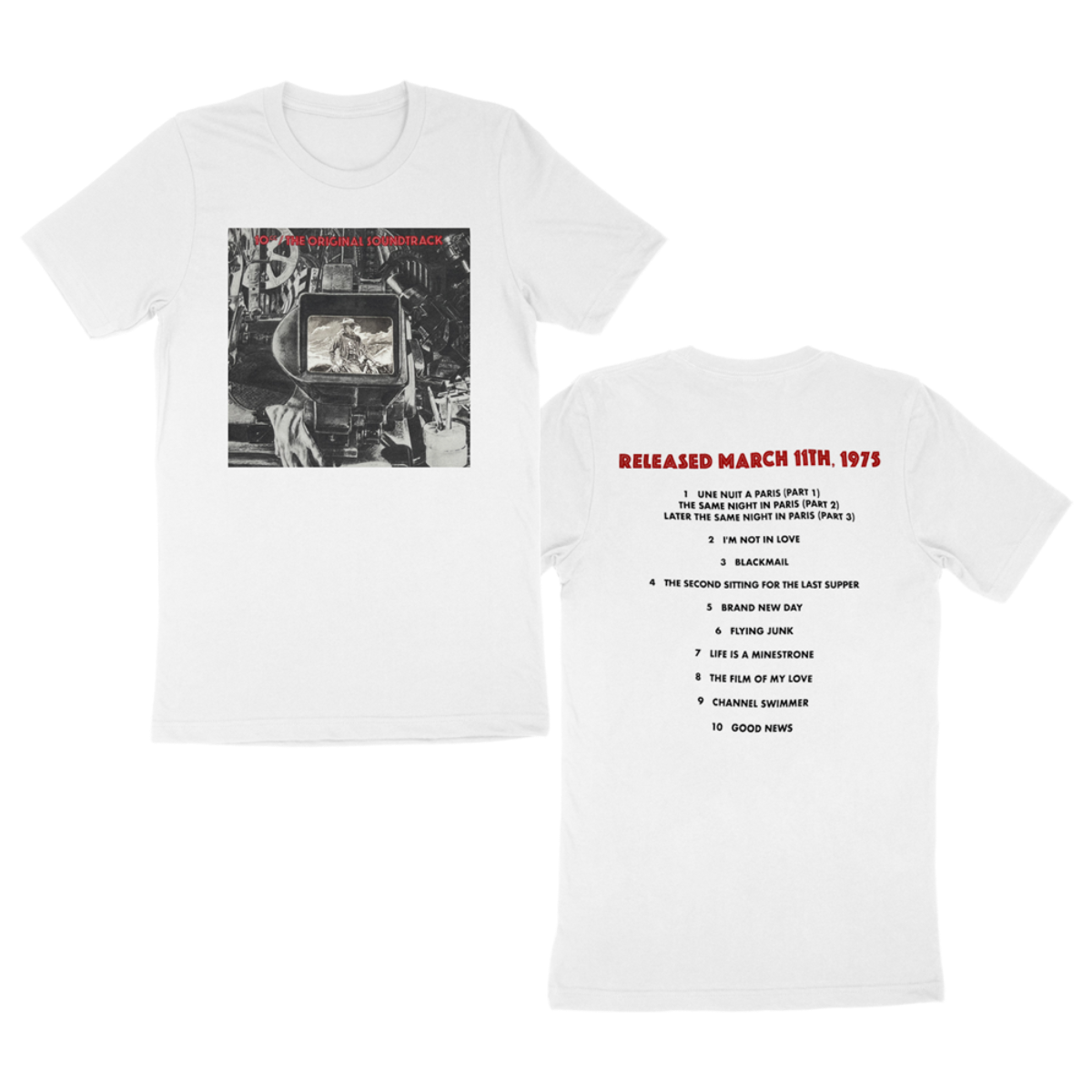 White Soundtrack Tee